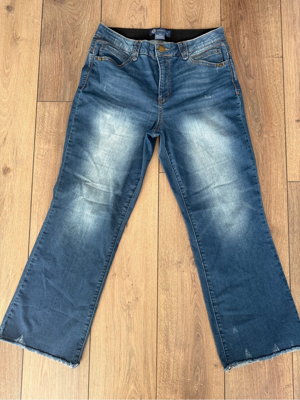 Democracy Blue Washed Flare Jeans